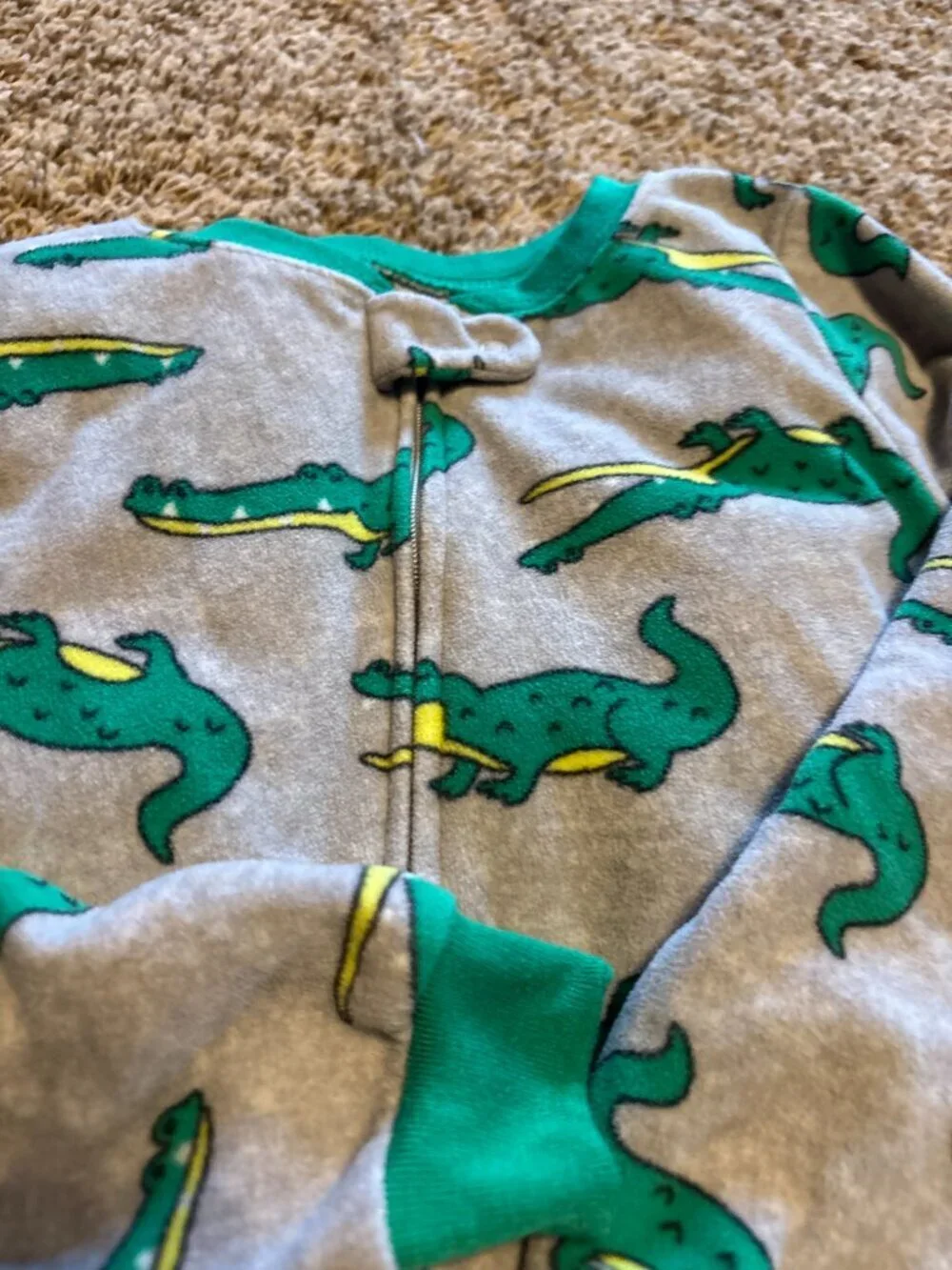 Carter's fleece zippy pajamas - Bundle of 3